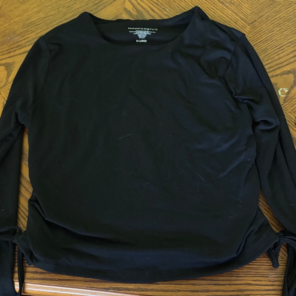 Harper&Ivy Women's Classic Black Blouse